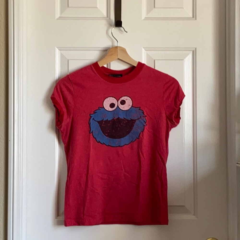 Vintage Junk Food Clothing Cookie Monster Tee